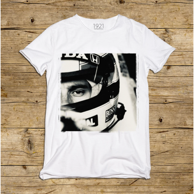 Tričko Ayrton Senna Helmet